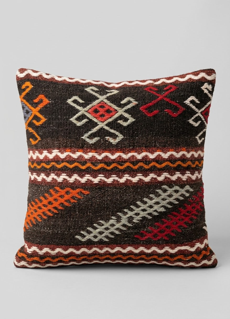 Artisan Handmade Kellim Pillow Kilim Cushion from Marocco