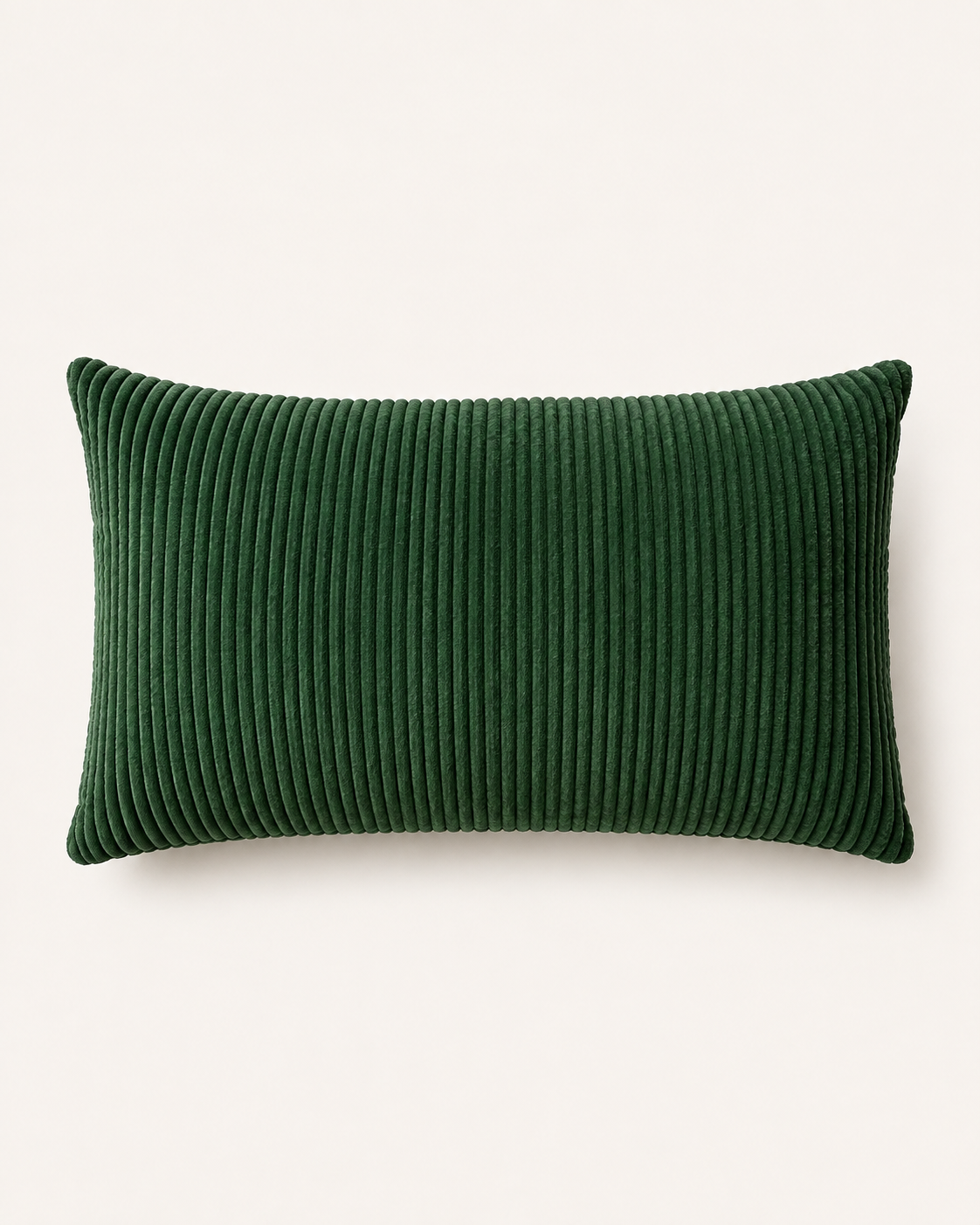 Deep Green Corduroy Cushion — Marrakesh No. 03