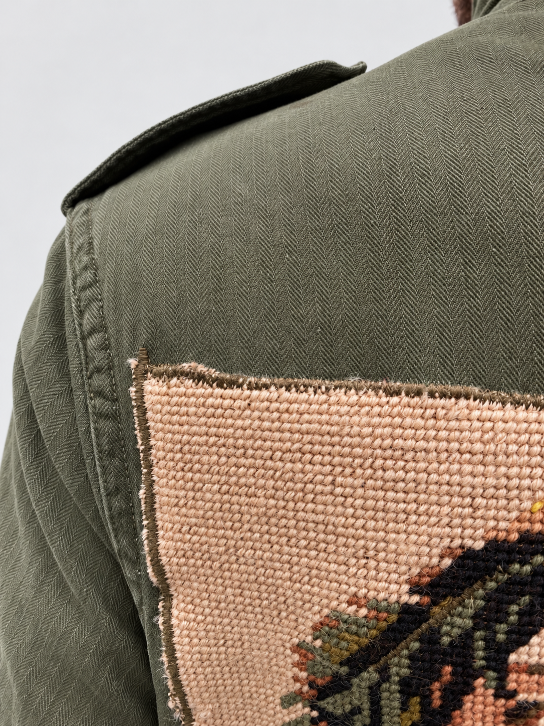 The Renaissance Reborn Artisan M-65 Lute Player Military Jacket by J+B Studio