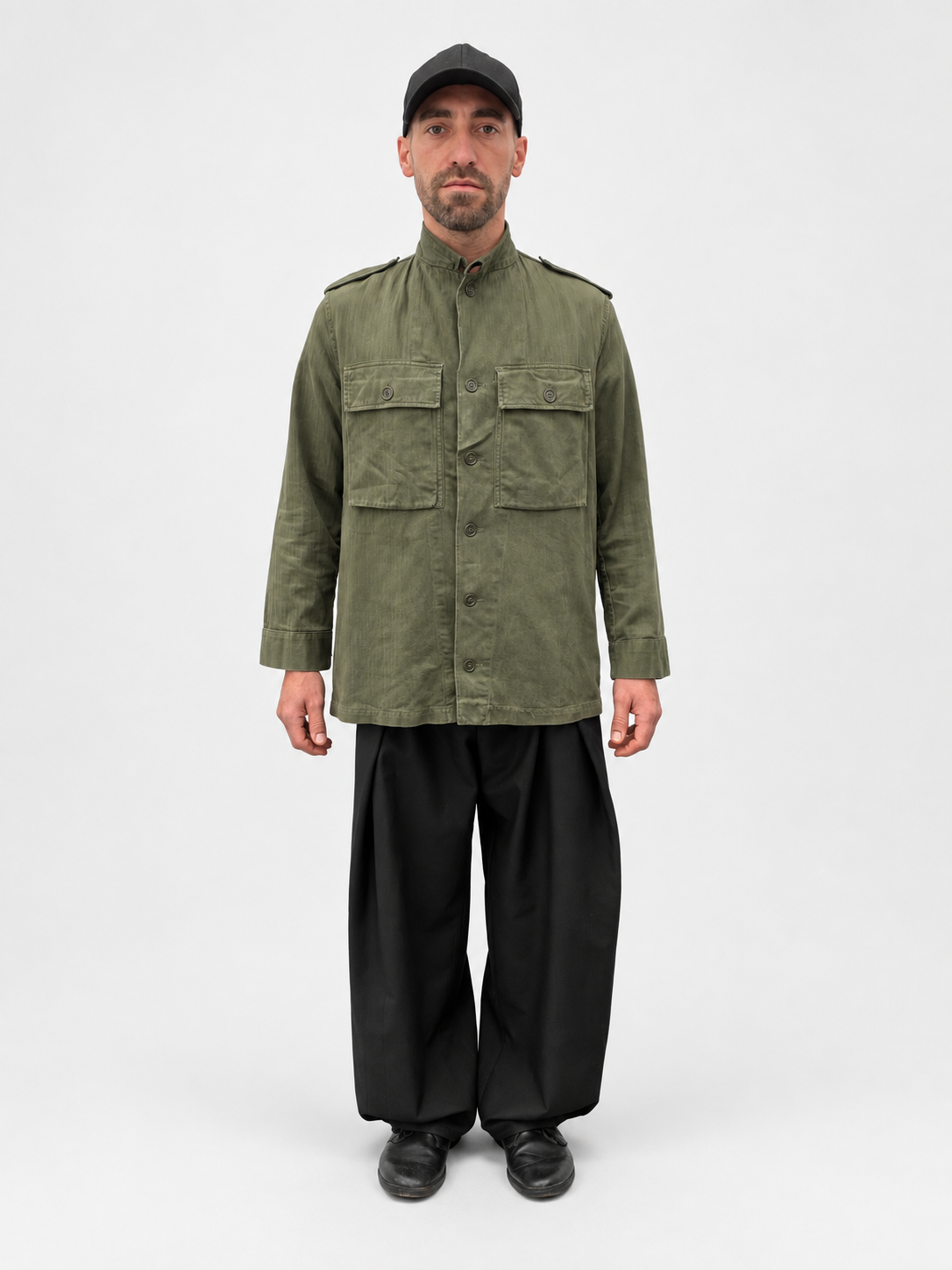 The Renaissance Reborn Artisan M-65 Lute Player Military Jacket by J+B Studio