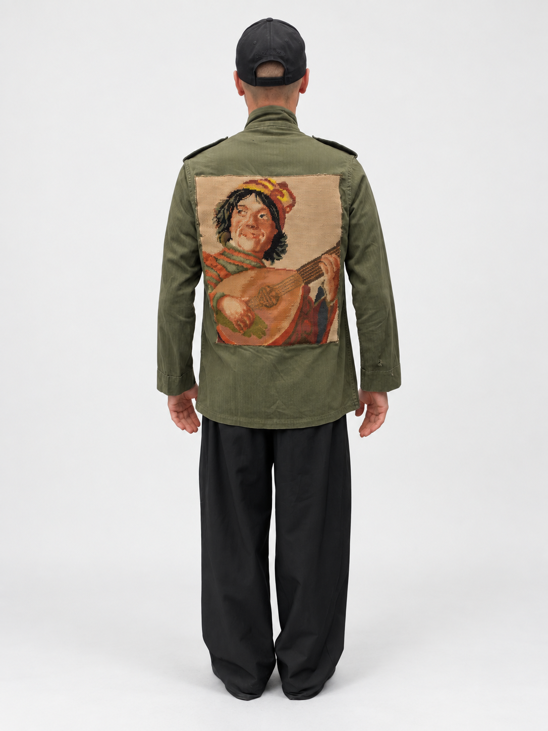 The Renaissance Reborn Artisan M-65 Lute Player Military Jacket by J+B Studio