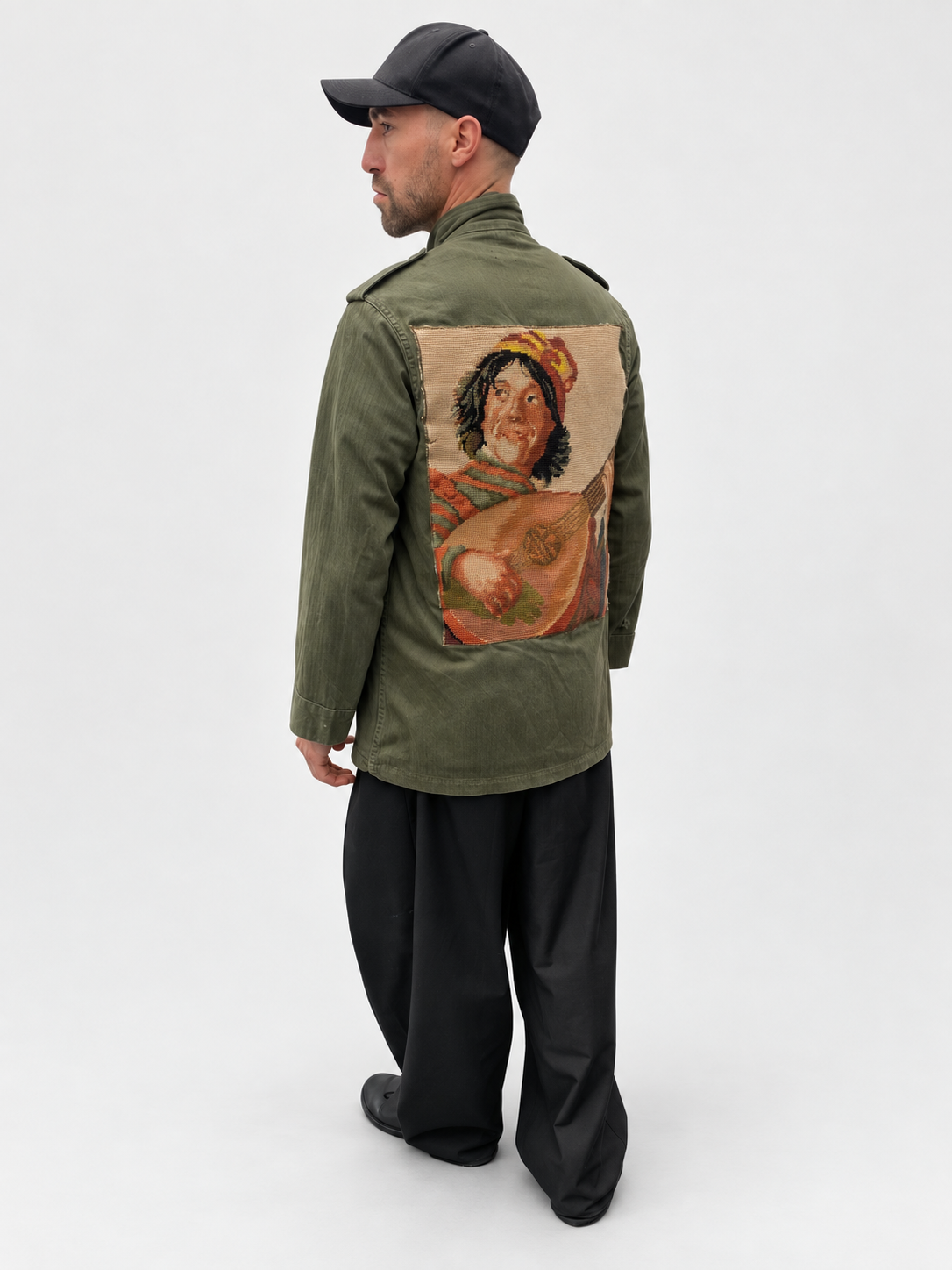 The Renaissance Reborn Artisan M-65 Lute Player Military Jacket by J+B Studio