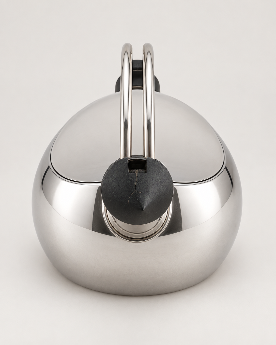 Stainless Steel 18/10 Whistling Kettle 80's Carlo Giannini by Flavio Sambinelli