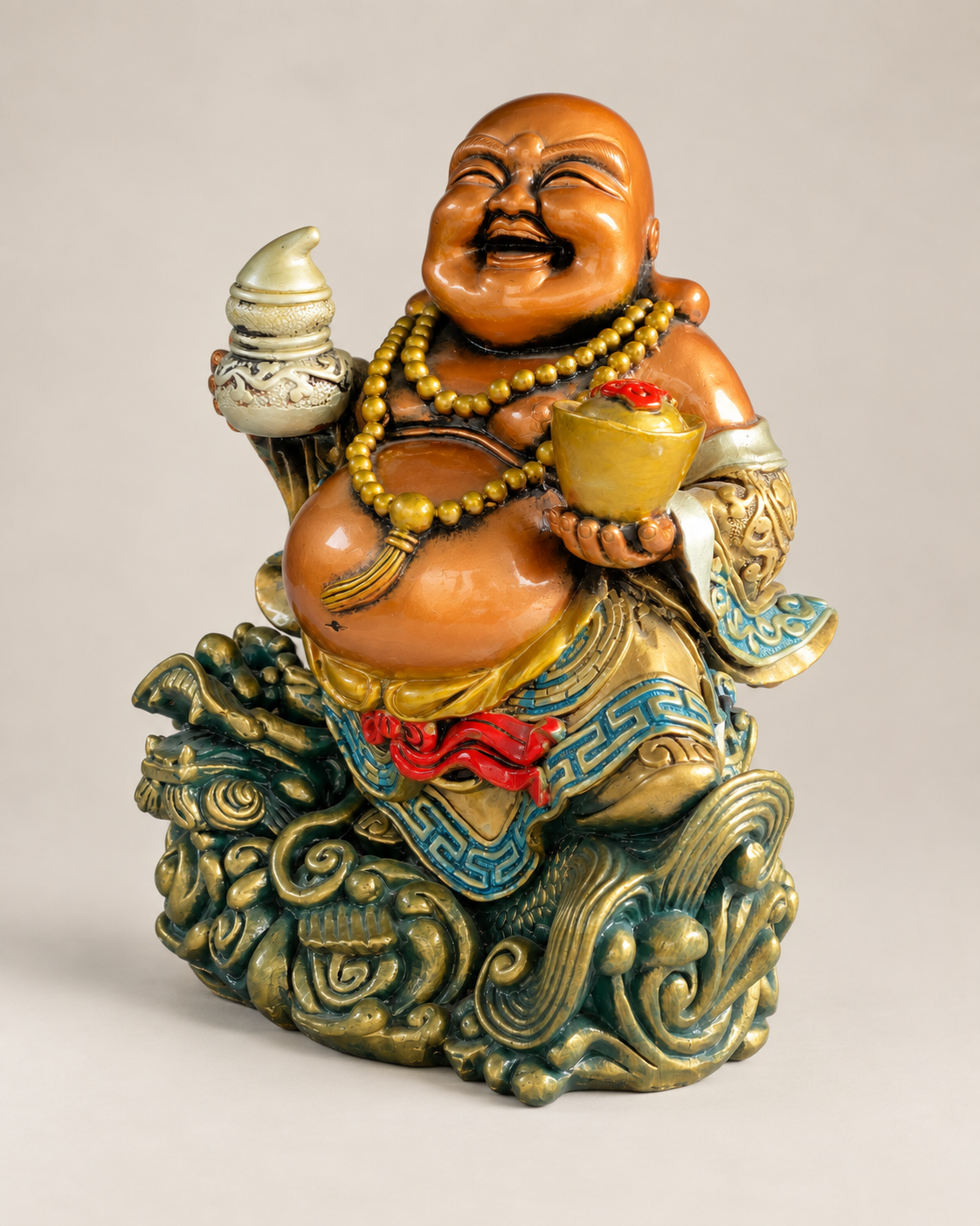 Laughing Buddha (Budai) Statue – for Good Luck & Prosperity