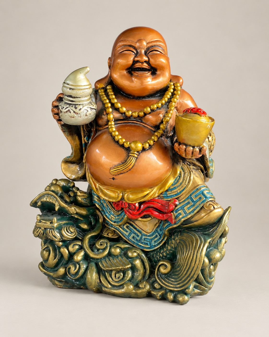 Laughing Buddha (Budai) Statue – for Good Luck & Prosperity