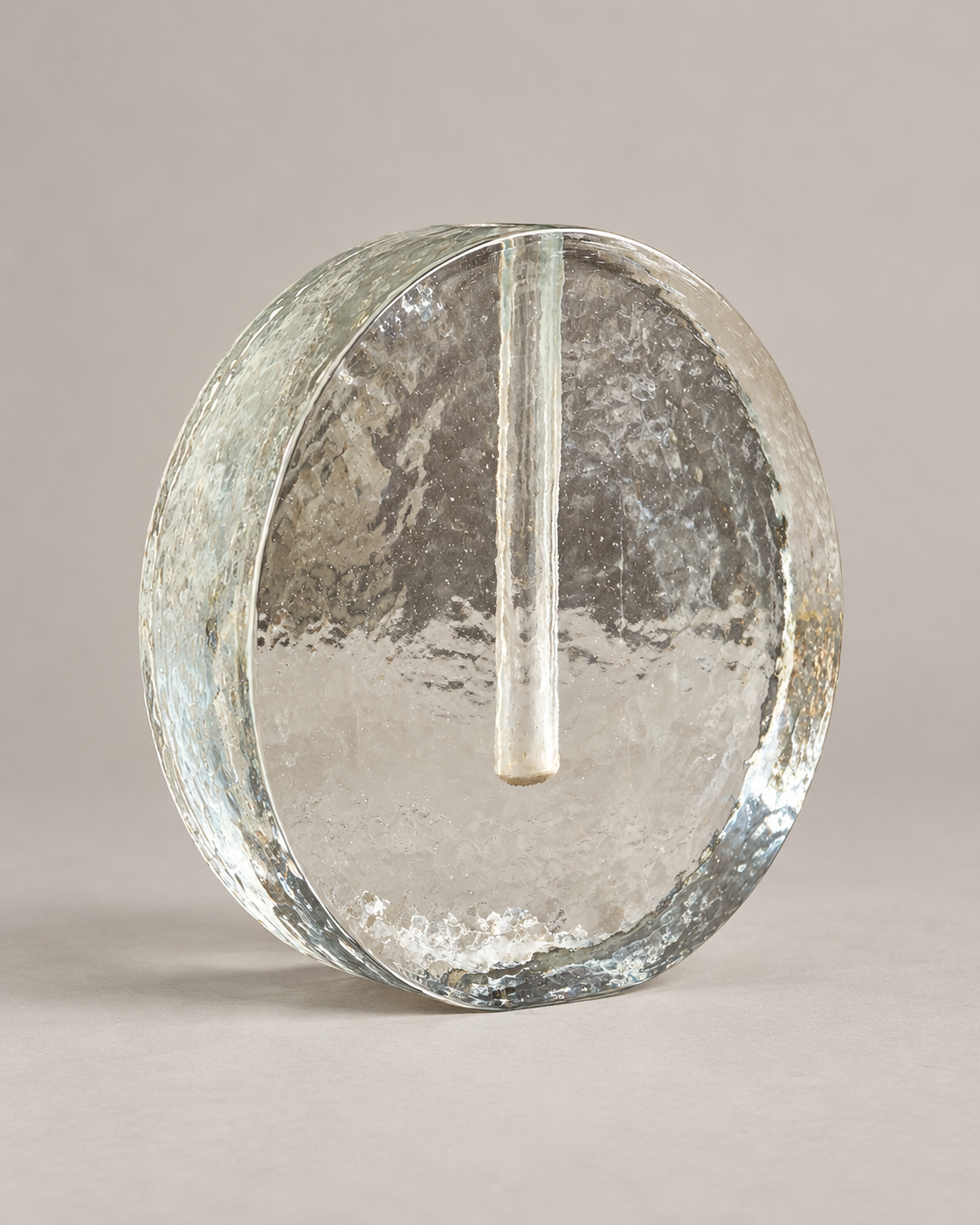 Mid-Century Modern Solifleur glass block Murano Vase designed by Klaus Breit