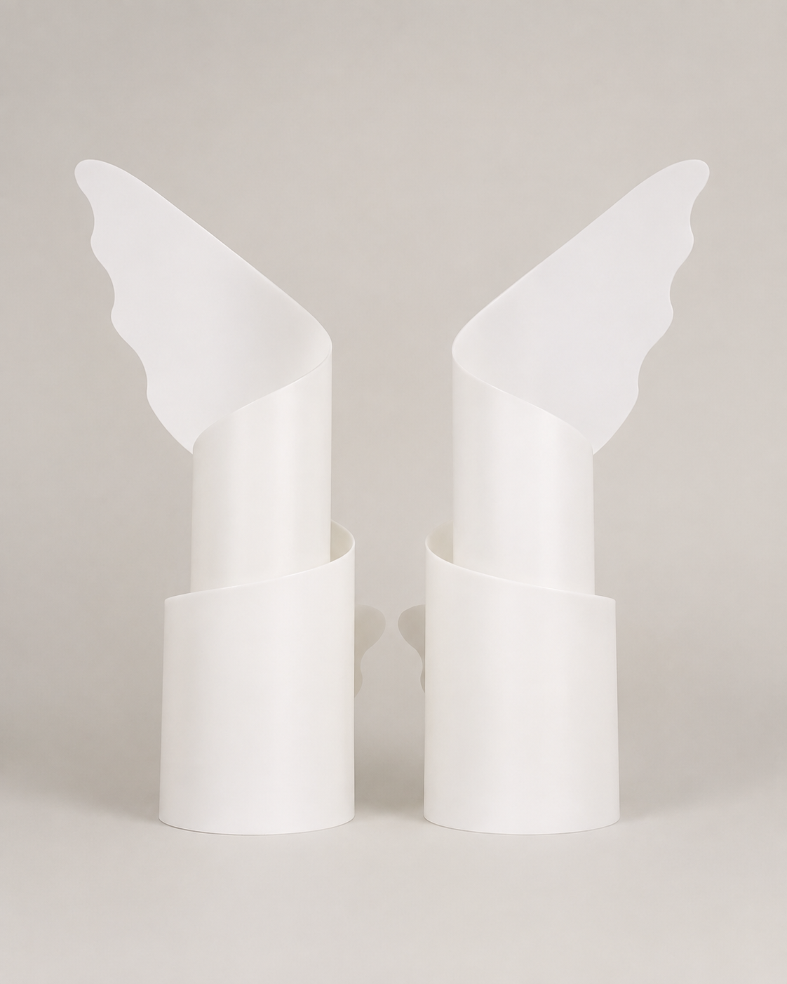 Pair of Wings Lamps designed by Riccardo Raco for Slamp