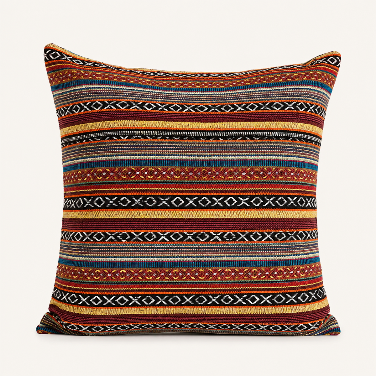 Striped Woven Cushion — Marrakesh No. 01