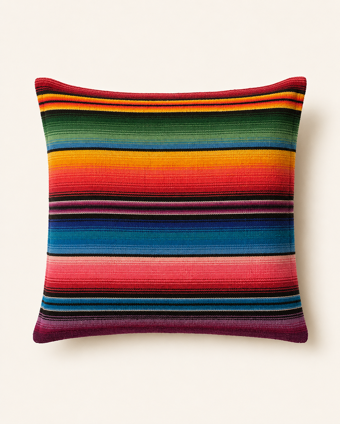 Striped Woven Cushion — Marrakesh No. 02