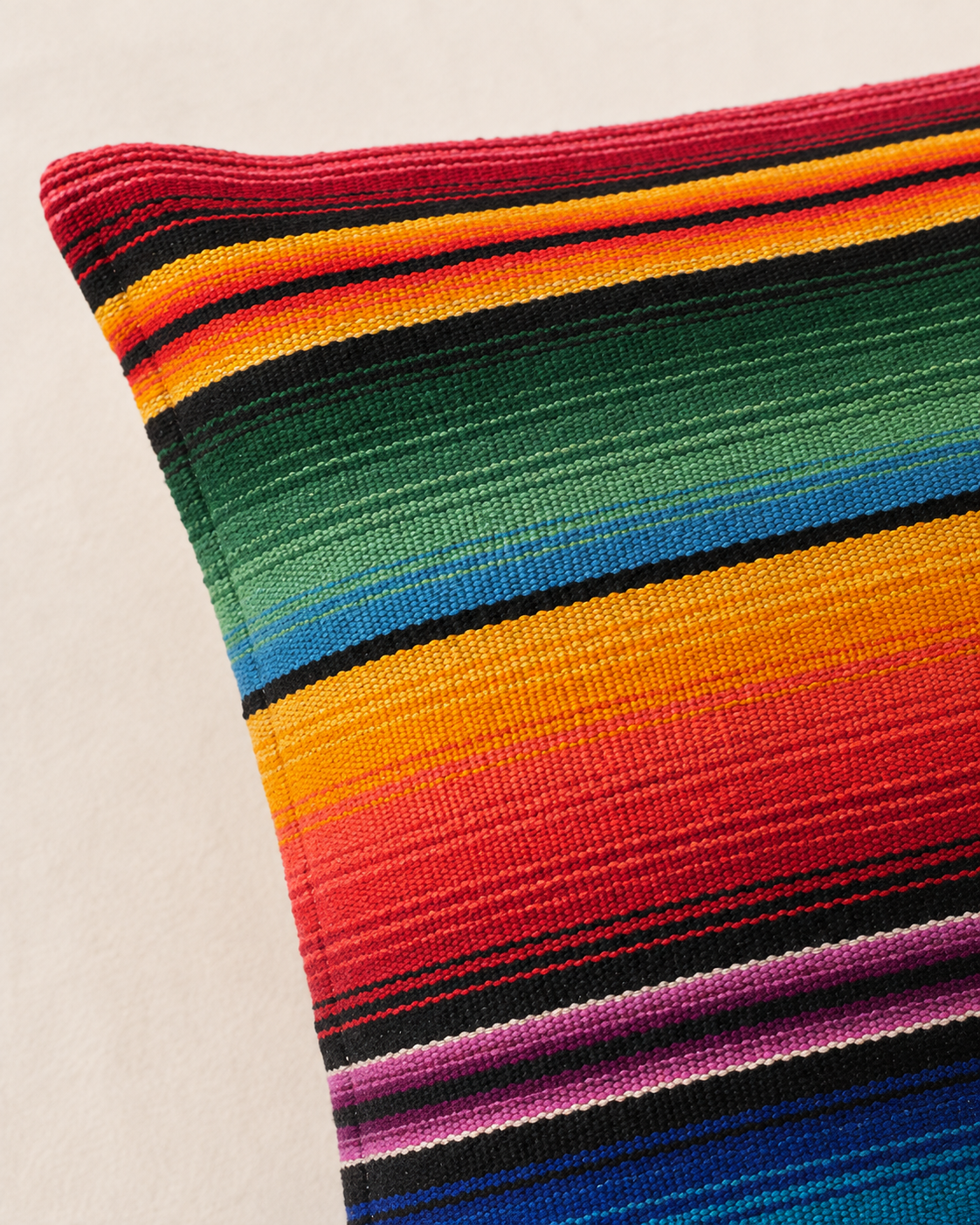 Striped Woven Cushion — Marrakesh No. 02