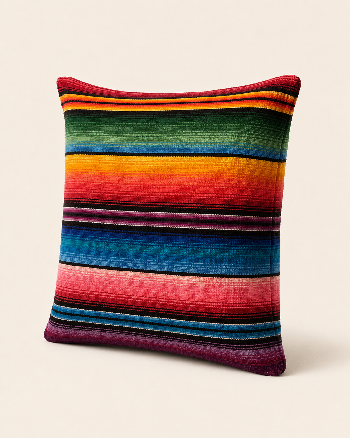 Striped Woven Cushion — Marrakesh No. 02